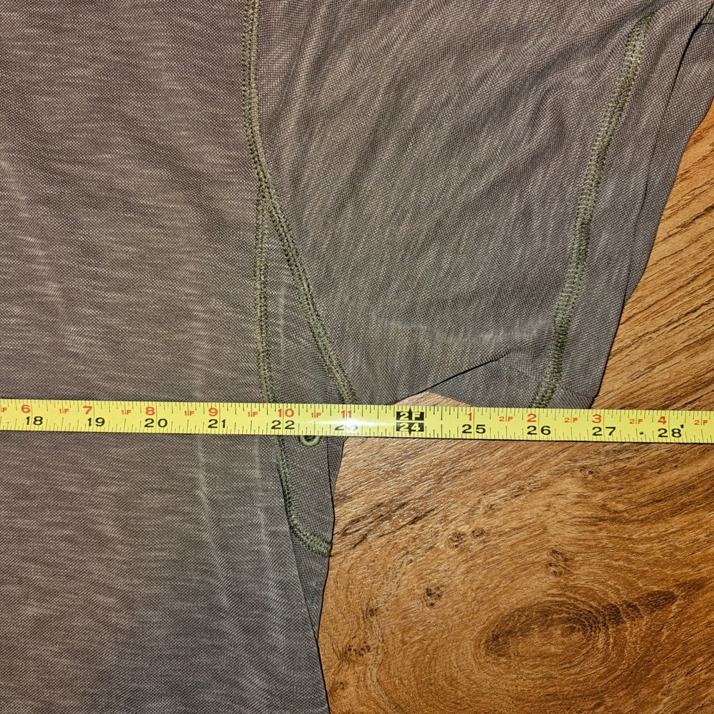 Tommy Bahama Mens short Sleeve T-Shirt Olive Green Slub Knit Crewneck Tee Large - Picture 4 of 8